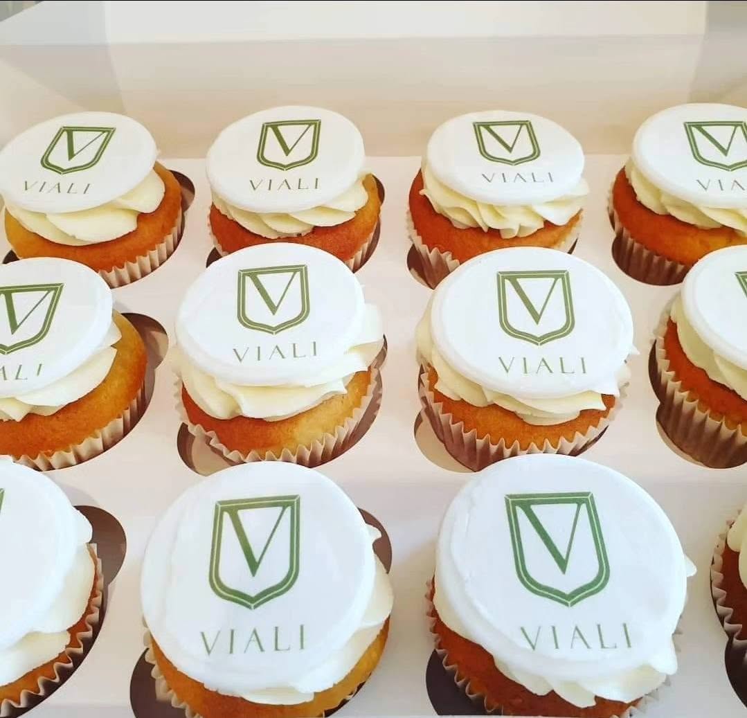 Corporate team celebration cupcakes by Hayley's Cupcakes