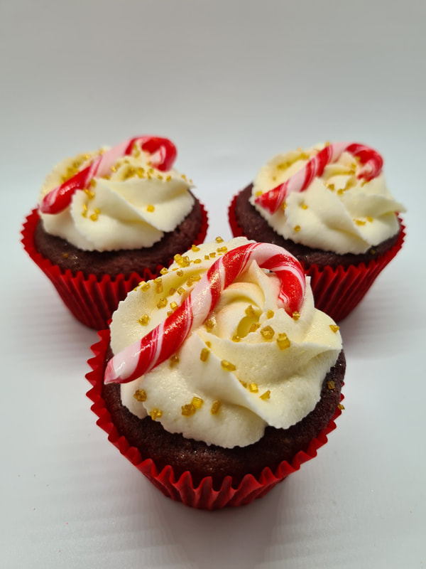 Hayley's Cupcakes in Henley on Thames Red Velvet Candy Cane