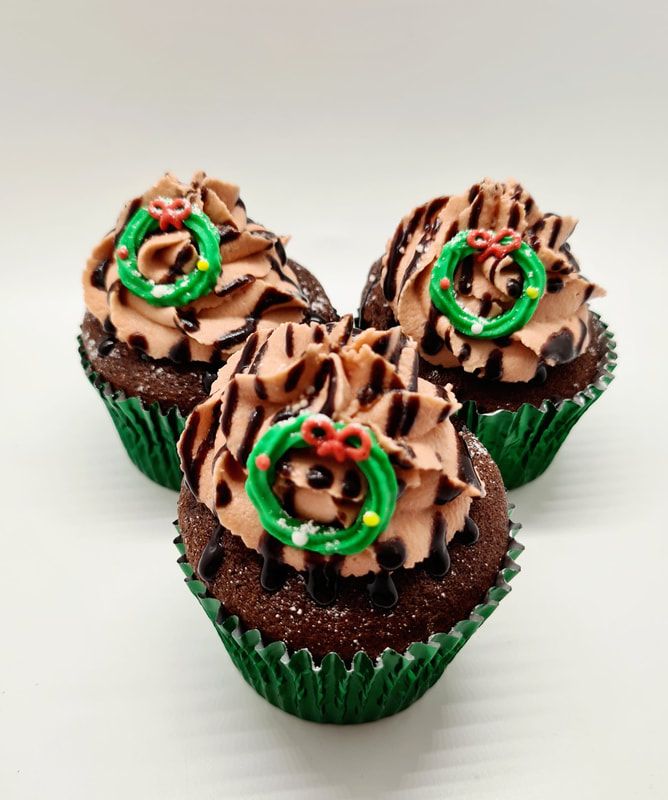 Hayley's Cupcakes in Henley on Thames Christmas Yule Log and Irish Cream