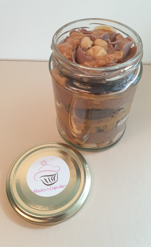 Hayley's Cupcakes Peanut Butter Jar Cake