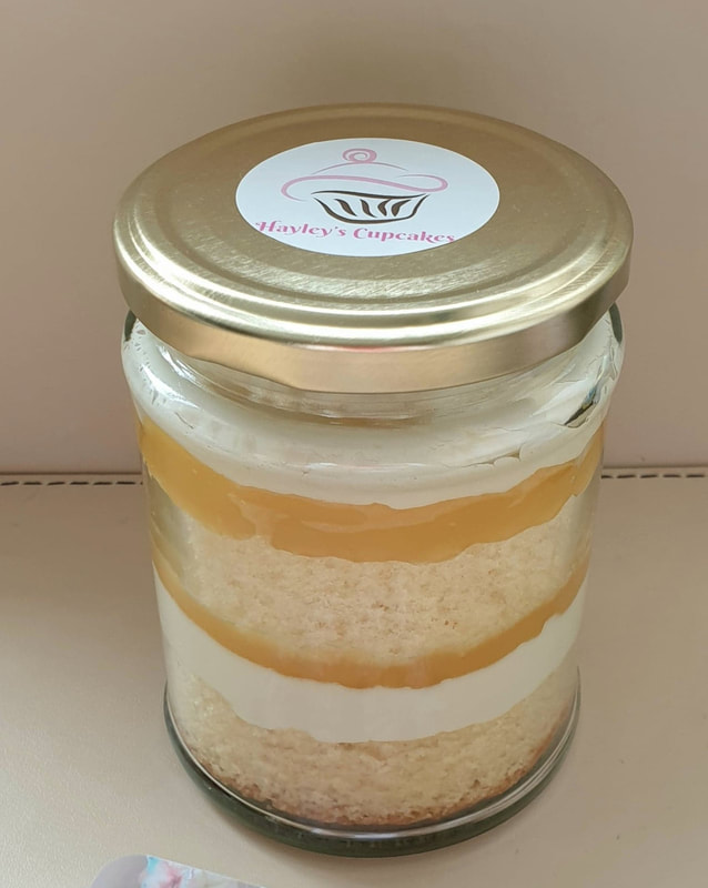 Hayley's Cupcakes Lemon Curd Jar Cake
