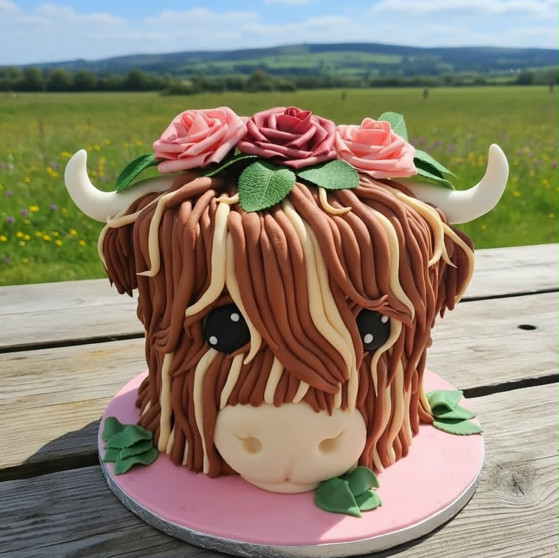 Bespoke celebration cake handmade by Hayley's Cupcakes