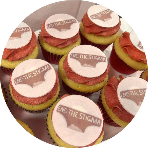 Corporate branded printed logo cupcakes by Hayleys Cupcakes baker in Henley On Thames