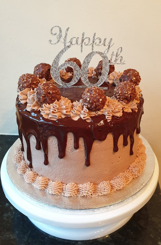 Hayley's Cupcakes in Henley on Thames Celebration cake Ferrero Chocolate